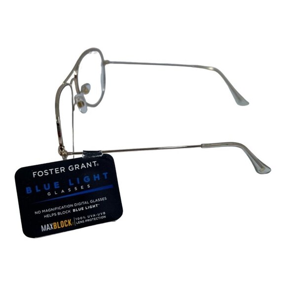 Foster Grant Blue Light Glasses Gold Aviator  MaxBlock 419323 Set Of 3 - Picture 7 of 7